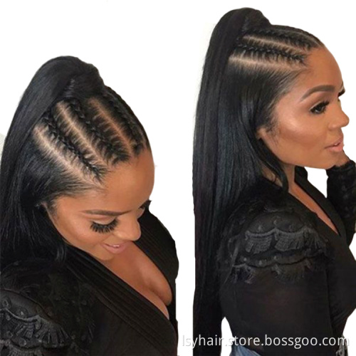 Fake Scalp Bleached Invisible Knot Deep Parting 13x4 Lace Front Human Hair Wigs, Wholesale Virgin Hair Vendors Lace Frontal Wig